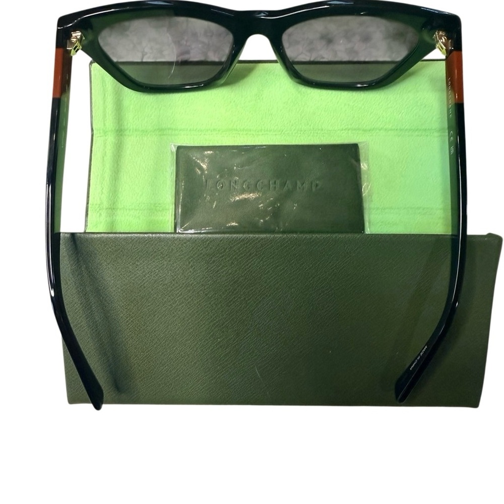 NWT LONGCHAMP Cat Eye Sunglasses LO715S 001 5418 140 - Picture 12 of 13